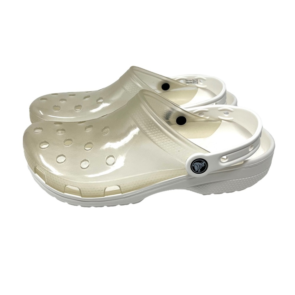 CROCS Adult Classic Translucent Clog - White